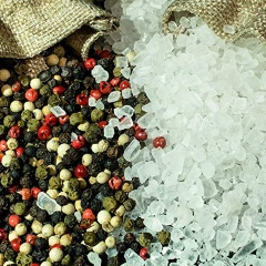 Мельница для соли или перца, 17 см. MasterClass Vintage Blu Kitchen Craft