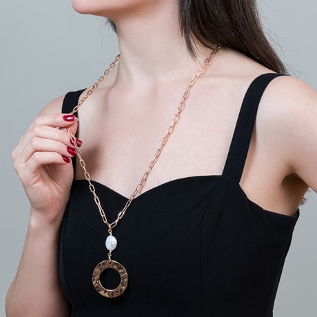 Колье Perle LN5107 BW/RG Fiore Luna