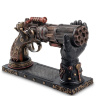 WS-284 Статуэтка в стиле Стимпанк "Револьвер" на подставке