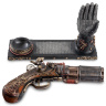 WS-284 Статуэтка в стиле Стимпанк "Револьвер" на подставке