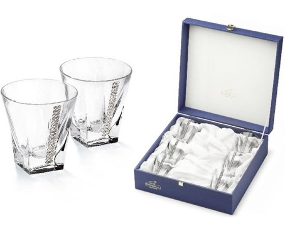 Набор из 6 стопок для водки "Регина" Gamma Сваровски