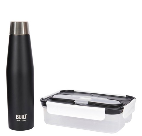 Набор BUILT (термобутылка 540 мл. ланч-бокс, нож, вилка, ложка) Kitchen Craft