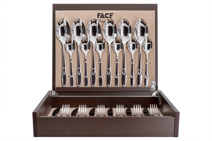 Набор столовых приборов Lucille, 6 персон, 24 предмета, Face