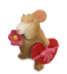 RV-759 Статуэтка Крыска "Сердечные поздравления" (W.Stratford)