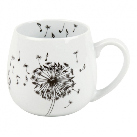 Кружка, 400 мл. "Музыка - одуванчики" Koenitz