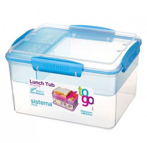 Контейнер двухуровневый с разделителями TO-GO, 2,3 л., мульти