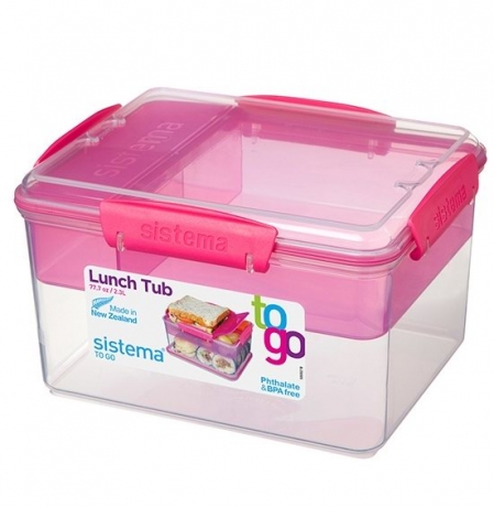 Контейнер двухуровневый с разделителями TO-GO, 2,3 л., мульти