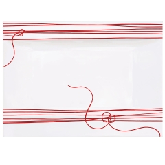 Блюдо сервировочное прямоугольное, 40х29 см. FIL ROUGE NODI Taitu