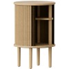 Приставная тумба Audacious Side table, oak, Sugar Brown, Ø38х59,3 см. Umage