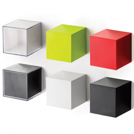 Полка-вешалка Pixel, красная, Qualy