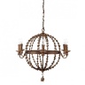 Подвесная люстра-шар Fiesta бронзовая