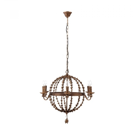 Подвесная люстра-шар Fiesta бронзовая