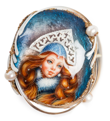 ШК-50/22 Шкатулка "Снегурочка" авт. Шеншины