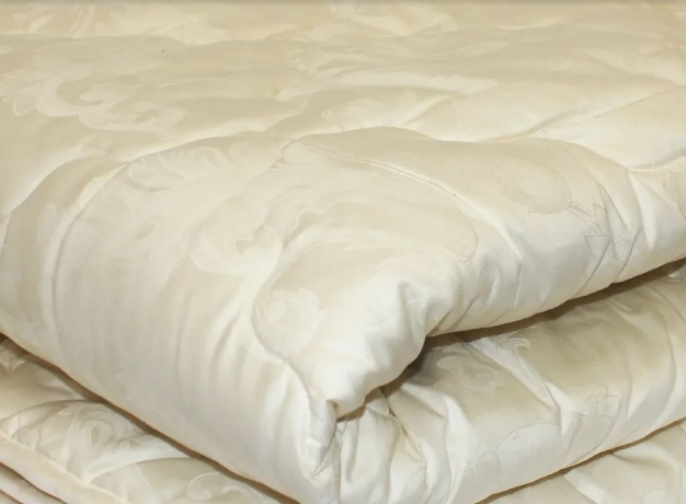 Одеяло всесезонное "Австралийская шерсть", 220х240, в чехле из хлопка с рельефным жаккардовым рисунком, Natures