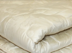 Одеяло всесезонное "Австралийская шерсть", 220х240, в чехле из хлопка с рельефным жаккардовым рисунком, Natures