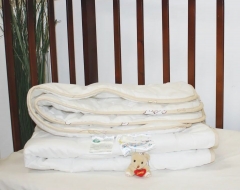 Одеяло легкое для детей до 3 лет  &quot;Нежный ангелочек&quot;, 100х150 см. с хлопковым волокном, Natures