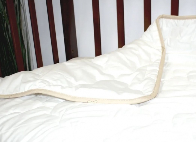 Одеяло легкое для детей до 3 лет "Нежный ангелочек", 100х150 см. с хлопковым волокном, Natures