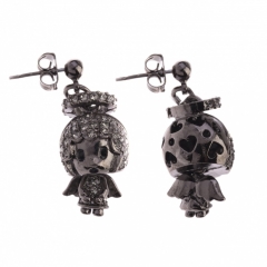 Серьги ангел в темном металле 533.02.02 BW Glorious