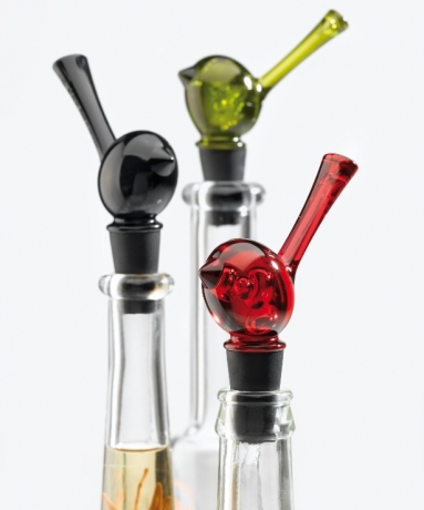 Пробка для бутылки pi:p, антрацит, Koziol