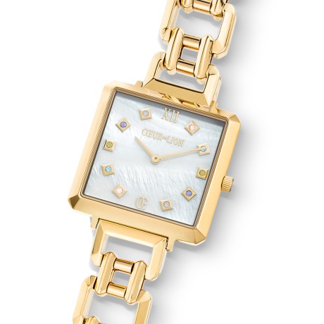 Часы Gold-Mother of pearl Coeur de Lion