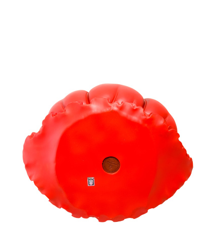 MF- 12 Копилка большая "Девочка в красном платье"