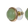 Пусеты GREEN AVENTURINE