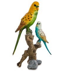 MN- 92 Фигурка "Пара волнистых попугаев"