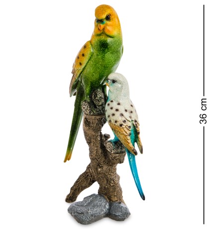 MN- 92 Фигурка "Пара волнистых попугаев"
