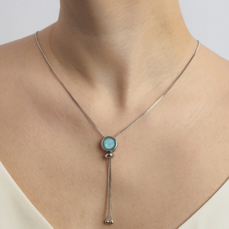 Колье madre azul B9655.20 BL/S Possebon