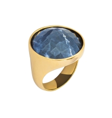 Кольцо pearl sodalite 16.5 мм. K1155.22/16.5 BL/G Possebon