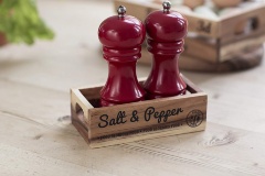 Мельница для перца, 5,8x5,8x15 см. Capstan Hevea Red, T&amp;G