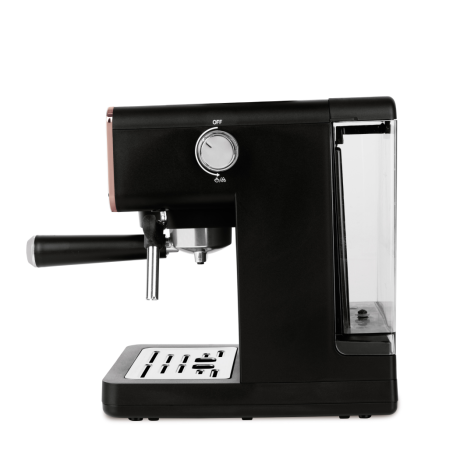 Кофеварка цифровая эспрессо, 3 в 1, электрическая, Berlinger Haus, black/rose gold, черный