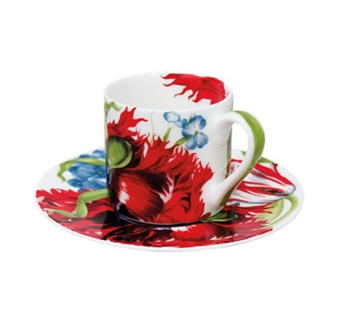 Чашка с блюдцем кофейная, 100 мл. EMOTION Taitu