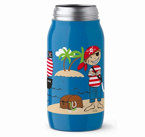 Термофляжка, 0,35 л. ISO2GO Пират, EMSA