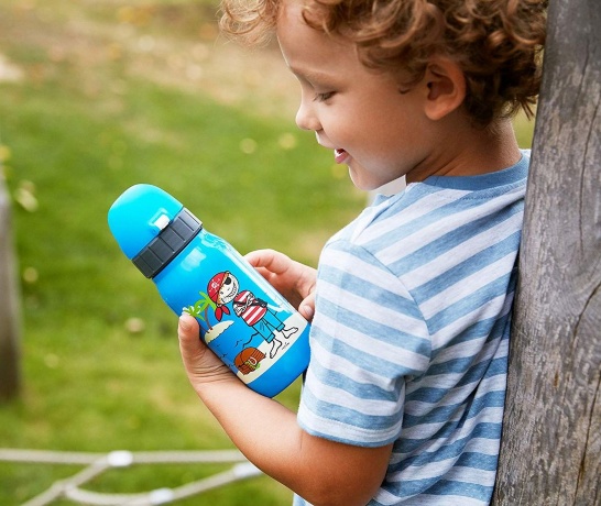 Термофляжка, 0,35 л. ISO2GO Пират, EMSA