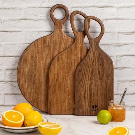 Доска разделочная, 45х33х1.7 см. дубовая Uneca