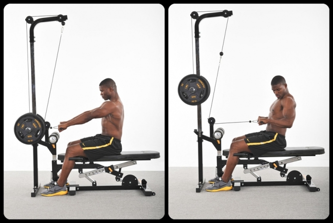 Опция Powertec Workbench Lat тяга сверху, аксессуар WB-LTA13