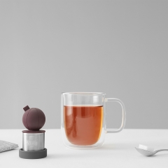 Ситечко для заваривания чая "Поплавок" Infusion, бордовый, Viva Scandinavia