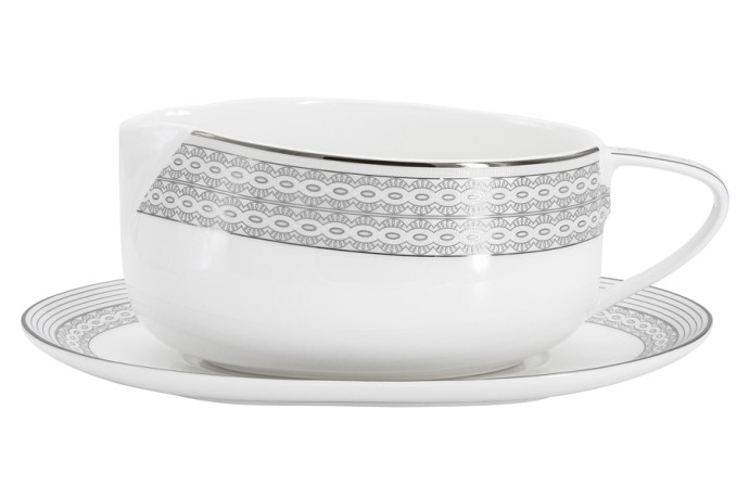 Обеденный сервиз Сильвер, 6 персон, 27 предметов Emily