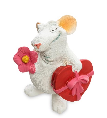 RV-760 Статуэтка Крыска "Сердечные поздравления" (W.Stratford)