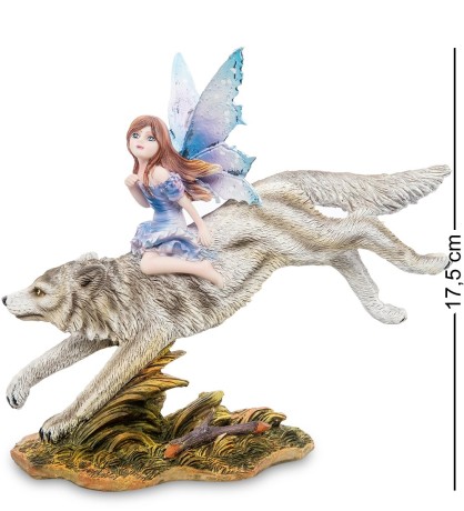 GA-96 Статуэтка "Маленькая фея с волком"