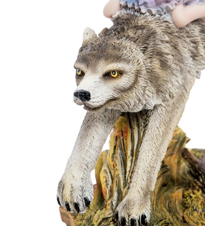 GA-96 Статуэтка "Маленькая фея с волком"