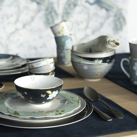 Пиала, 13 см. Midnight Pinstripe Laura Ashley