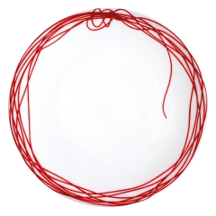 Тарелка обеденная, 28 см. FIL ROUGE NODI Taitu