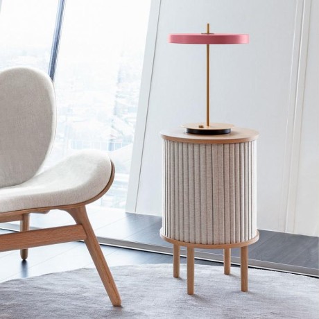 Приставная тумба Audacious Side table, oak, Sterling, Ø38х59,3 см. Umage