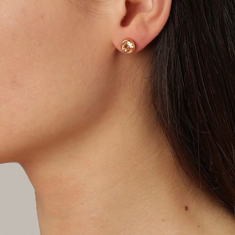 Пусеты NOBLE SG PEACH Dyrberg Kern