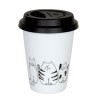 Кружка на вынос с крышкой "Забавные коты", 380 мл. Koenitz