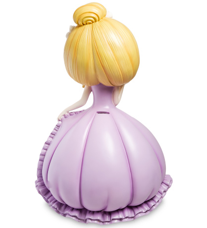 MF- 13 Копилка большая "Девочка в фиолетовом платье"