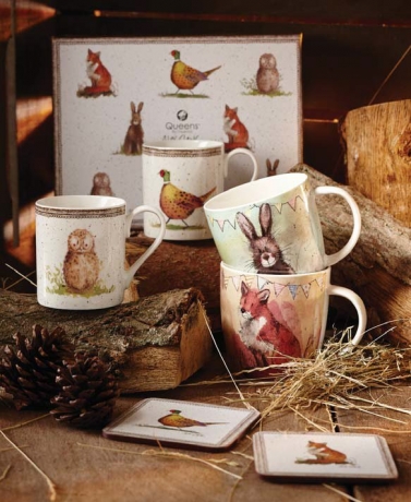 Тарелка десертная Живая природа Алекс Кларк, 20 см. Churchill