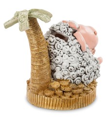 RV-259 Фигурка-копилка Овца &quot;Денежная пальма&quot; (W.Stratford)